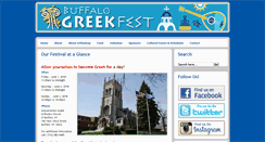 Desktop Screenshot of buffalogreekfest.org